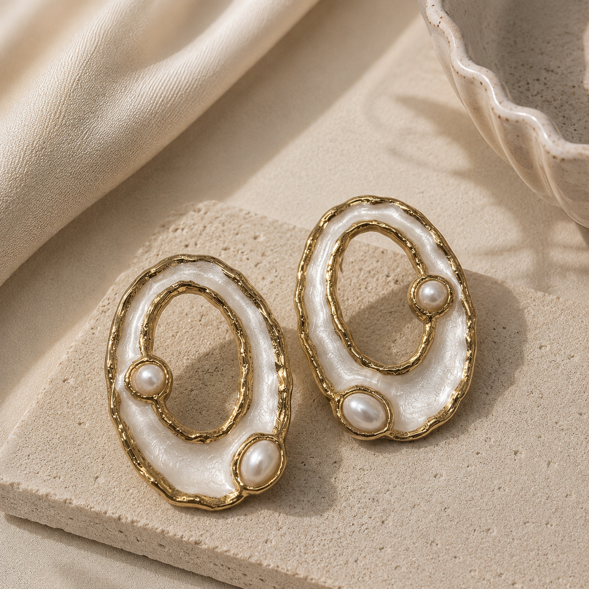 Aretes Perlé